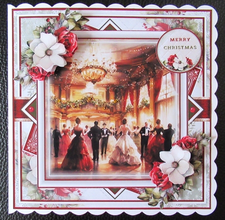 The Christmas Ballroom 02 Mini Page Kit by Davina Rundle