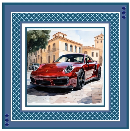 Red Sports Car #1 by Davina Rundle