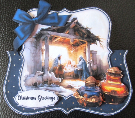 Holy Night Over The Edge Mini Kit    7X7 by Davina Rundle