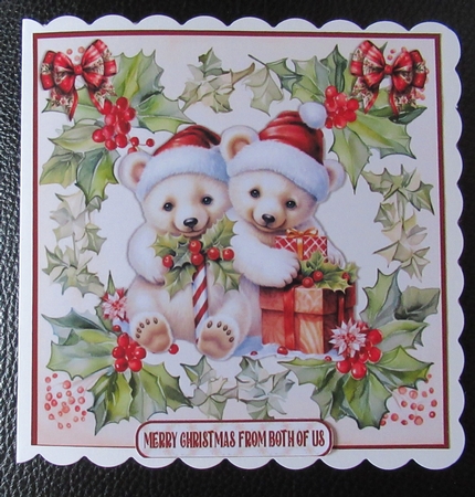 Polar Bears Christmas Wishes by Davina Rundle