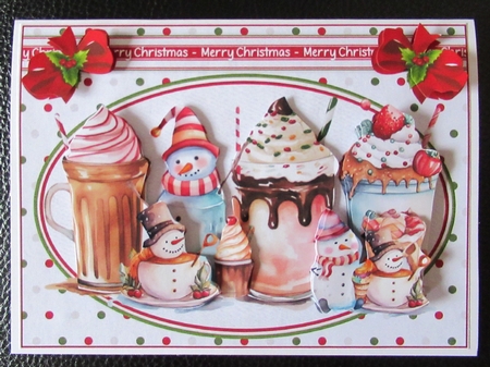 Christmas coffee and hot chocolate choice of two mini kit by Davina Rundle
