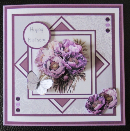 Purple Peony Bouquets by Davina Rundle