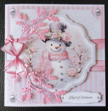 Rosy Snowman Bumper Set by Davina Rundle