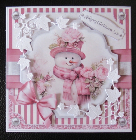 Rosy Snowman Bumper Set by Davina Rundle