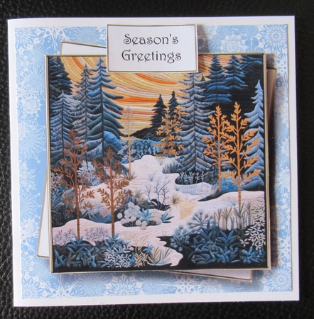 Quilted Winter Landscapes 2 Multi Topper Kit by Davina Rundle