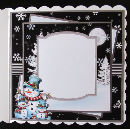 Snowman family insert by Davina Rundle