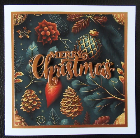 Christmas Green papers by Davina Rundle