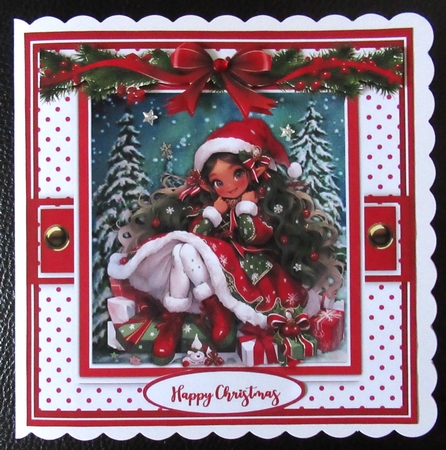8x8 Mini Kit, Beautiful Christmas Elves by Davina Rundle