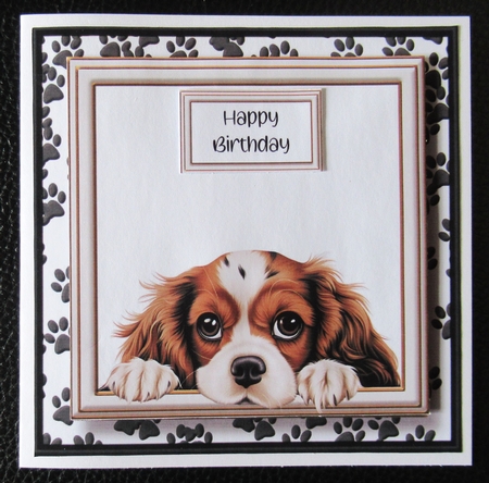 Peeking Dogs Set 2 Multi Topper Kit by Davina Rundle