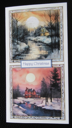 Winter scene toppers by Davina Rundle