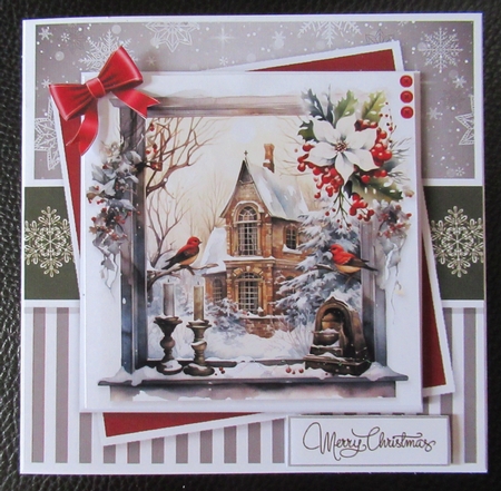 Festive Winter Window Toppers Set by Davina Rundle
