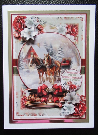 Horse And Carriage Vintage Snow Globe Collection by Davina Rundle