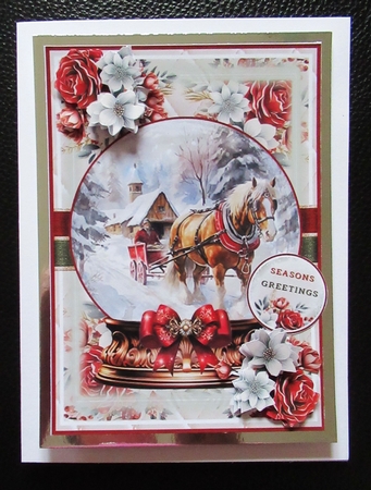 Horse And Carriage Vintage Snow Globe Collection by Davina Rundle
