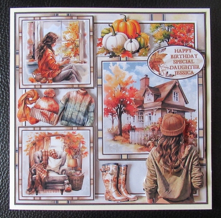 Cozy Autumn Mini Page Kit  by Davina Rundle