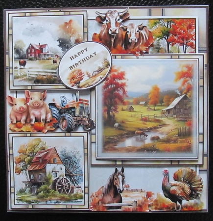 Autumn On The Farm Mini Page Kit  by Davina Rundle