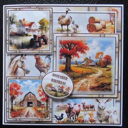 Autumn On The Farm 02 Mini Page Kit  by Davina Rundle