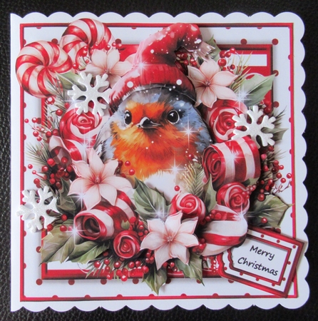 The Sweetest Christmas Candy Cane & Rockin Robin by Davina Rundle