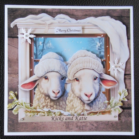 winter sheep by Davina Rundle