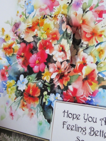Mixed Watercolour Floral Bouquet Multi Topper Kit by Davina Rundle