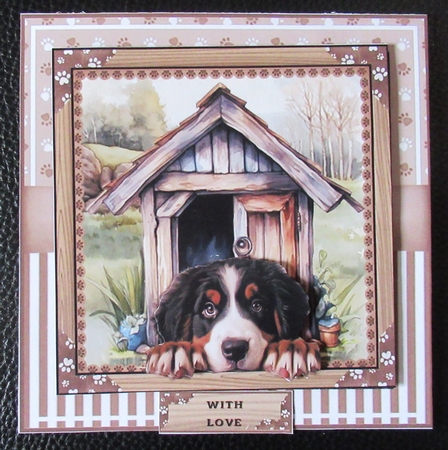 Peeking Dogs 04 Mini Page Kit  by Davina Rundle
