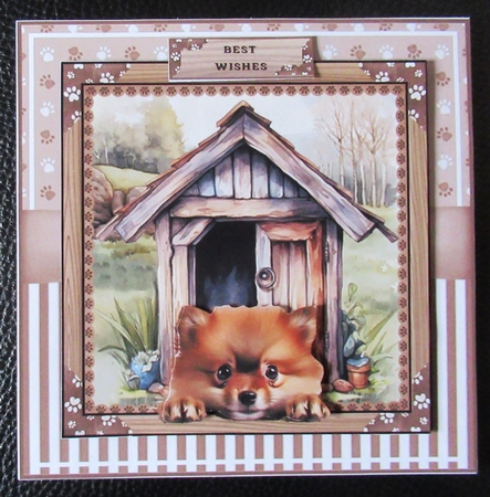 Peeking Dogs 04 Mini Page Kit  by Davina Rundle