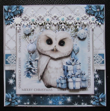 Snow White Christmas Owl by Davina Rundle