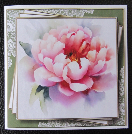 Mixed Watercolour Floral 4 Multi Topper Kit by Davina Rundle