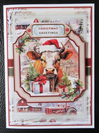 Christmas Farm Animals Mini Page Kit by Davina Rundle