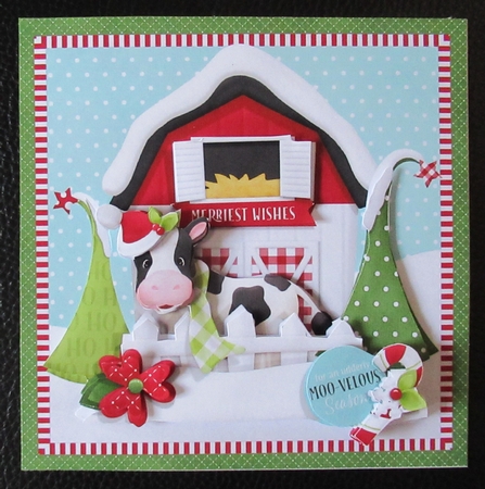 Christmas Cow mini kit by Davina Rundle