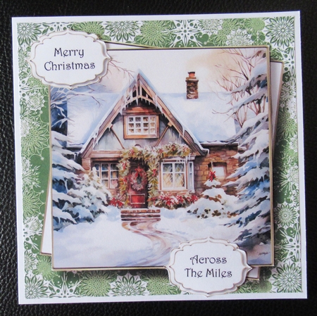 Decorated Winter Cottage - no flowers (request) by Davina Rundle