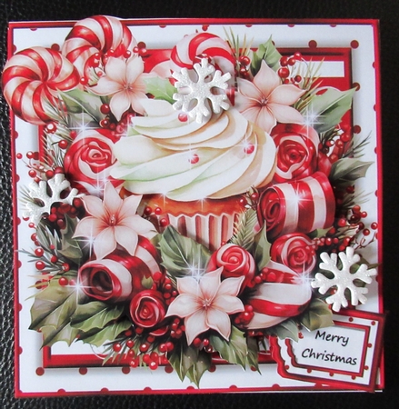 The Sweetest Christmas Candy Cane & Cake by Davina Rundle