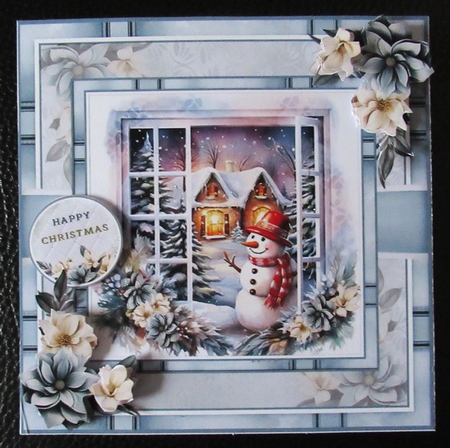 Window Snowman Mini Page Kit by Davina Rundle