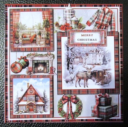 A Very Plaid Christmas Mini Page Kit by Davina Rundle