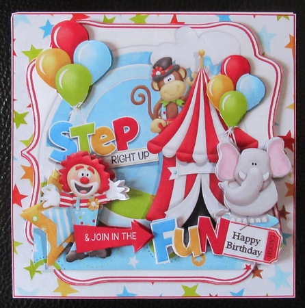 Step up and enjoy the fun, childrens 7x7 & A5 mini kit by Davina Rundle