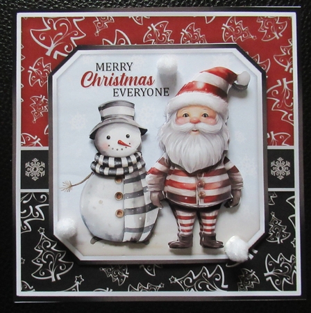 Santa and the snowman by Davina Rundle