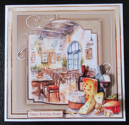 Wine and Dine 7x7 by Davina Rundle