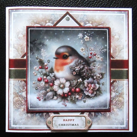 Whimsical Christmas Robins Mini Page Kit  by Davina Rundle
