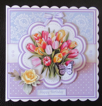 BRIGHT CHEERY TULIPS by Davina Rundle