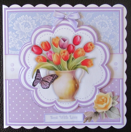 BRIGHT CHEERY TULIPS by Davina Rundle