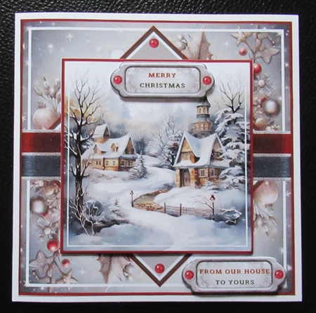 Snowy Winter Village Mini Page Kit by Davina Rundle