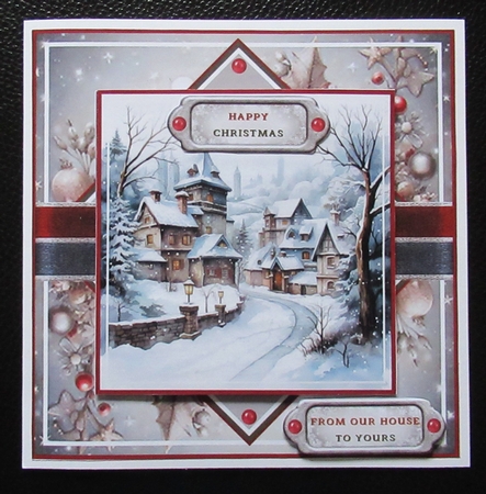Snowy Winter Village Mini Page Kit by Davina Rundle