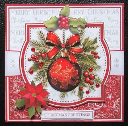 POINSETTIA BAUBLES by Davina Rundle