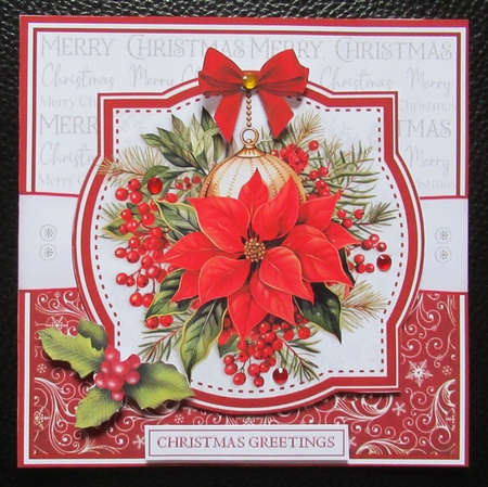 POINSETTIA BAUBLES by Davina Rundle