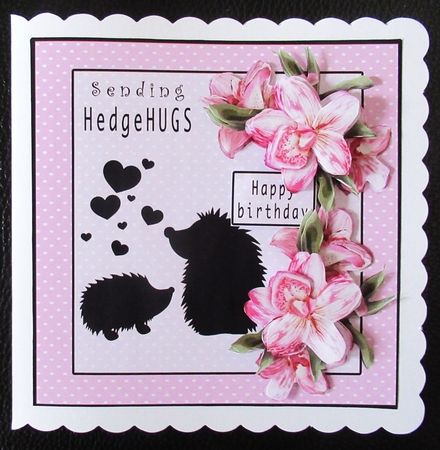 Sending HedgeHUGS - Decoupage by Davina Rundle