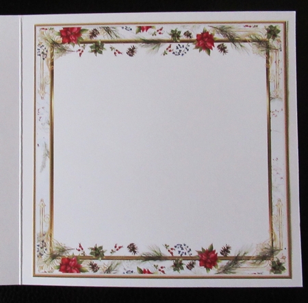 Christmas Joy 6x6ins Blank Insert by Davina Rundle