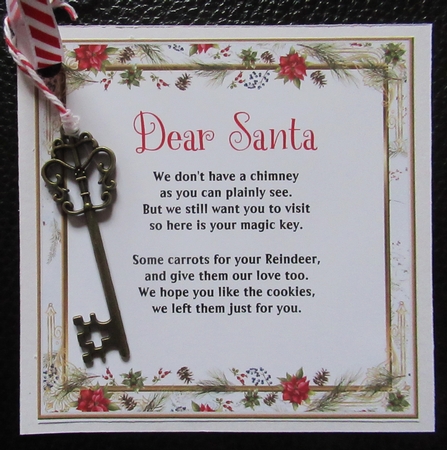 Christmas Joy 6x6ins Blank Insert by Davina Rundle