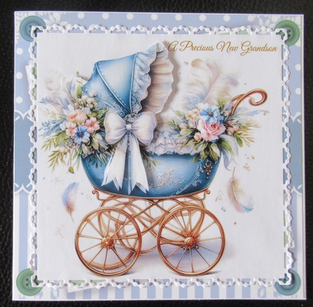 Baby Boy Pram by Davina Rundle