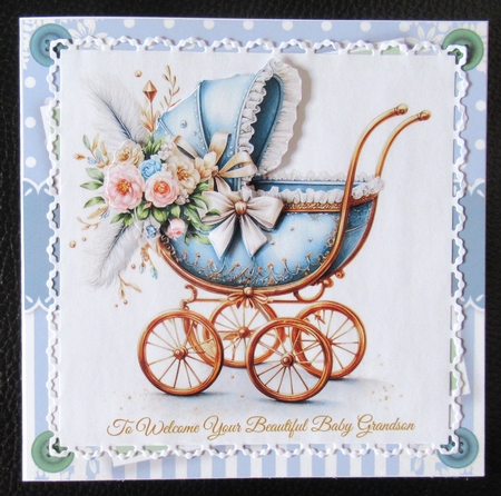 Baby Boy Pram by Davina Rundle