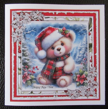 8x8 Mini Kit, Gorgeous Kilted Tartan Bear by Davina Rundle