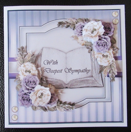 Sympathy Book Roses  by Davina Rundle
